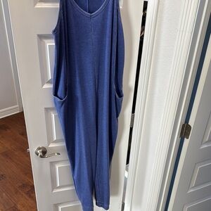 Sincerely Jules Indigo Jumpsuit